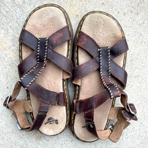 Dr. Martens Leather Sandals - Like New - Picture 1 of 4